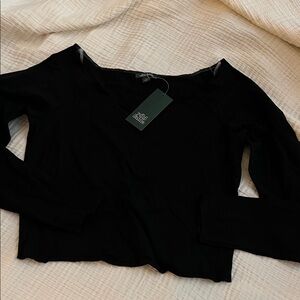 Wild Fable Black Long Sleeve Tee